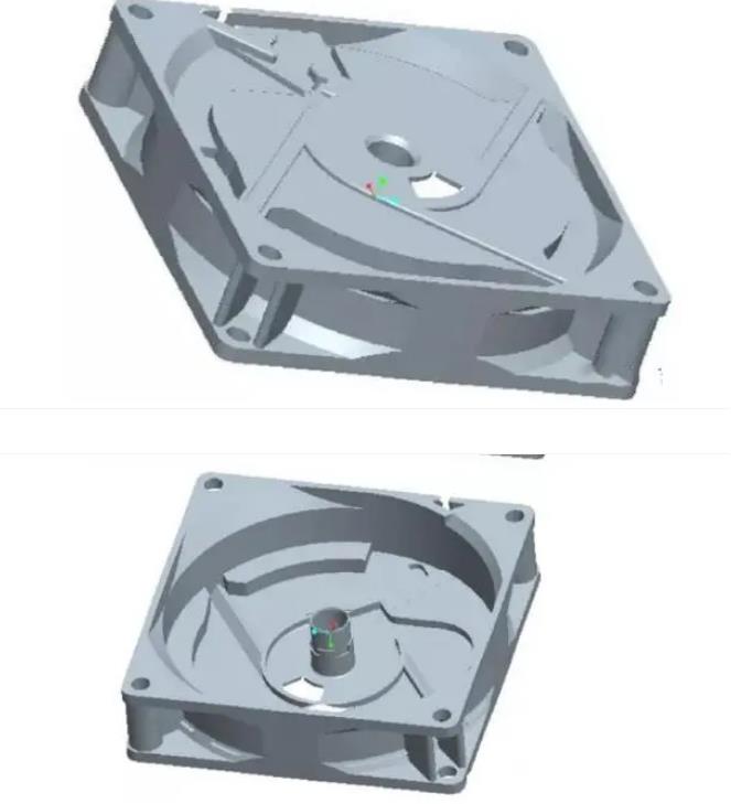 Design of injection mold for laptop fan shell