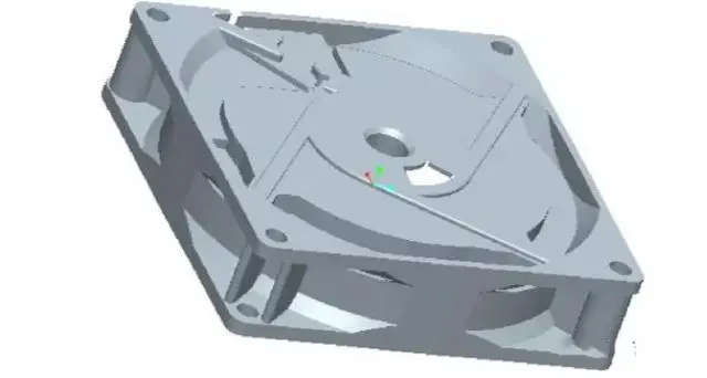 Design of injection mold for laptop fan shell