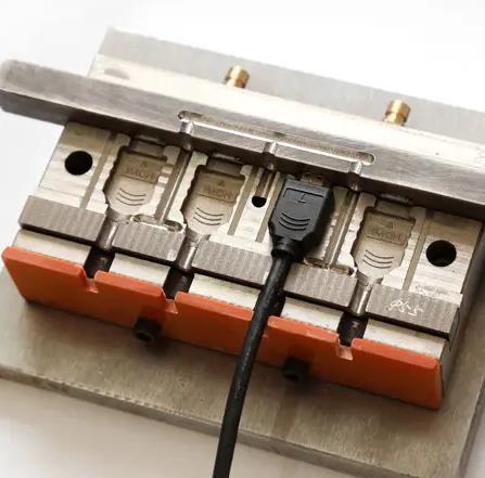 What factors should be considered in the design of data cable plug mold?