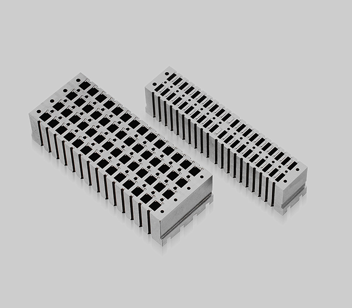 64 pin conector mold core inserts